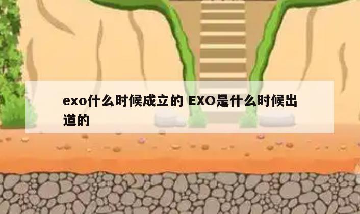 exo什么时候成立的 EXO是什么时候出道的