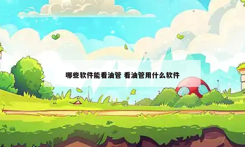 哪些软件能看油管 看油管用什么软件